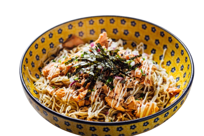 Teriyaki Salmon Noodles